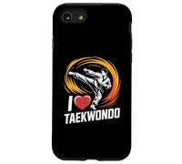 J'aime l'esprit des arts martiaux pour les passionnés de taekwondo Coque pour iPhone SE (2020) / 7 / 8