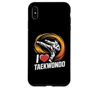 J'aime l'esprit des arts martiaux pour les passionnés de taekwondo Coque pour iPhone XS Max