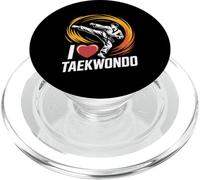 J'aime l'esprit des arts martiaux pour les passionnés de taekwondo PopSockets PopGrip pour MagSafe