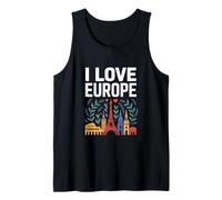 J'aime l'europe, Sites célèbres et Voyages Débardeur