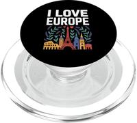 J'aime l'europe, Sites célèbres et Voyages PopSockets PopGrip pour MagSafe