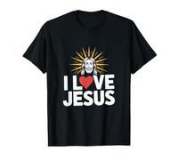 J'aime l'expression de la Foi Religieuse de Jésus T-Shirt Graphique avec Valeur