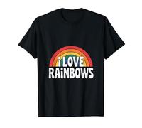 J'aime l'expression vibrante des arcs-en-Ciel T-Shirt Graphique avec Valeur