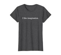 J'aime l'imagination T-Shirt, Femme, Chiné Foncé, XS