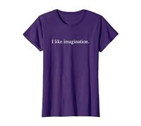 J'aime l'imagination T-Shirt, Femme, Violet, XS