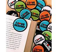 J'aime lire. "Clip sur la page" signets (lot de 30) Multicolore