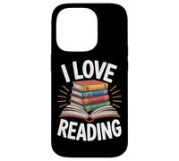 J'aime Lire des Livres Coque pour iPhone 14 Pro
