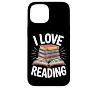 J'aime Lire des Livres Coque pour iPhone 15