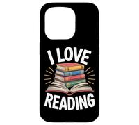 J'aime Lire des Livres Coque pour iPhone 15 Pro