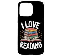 J'aime Lire des Livres Coque pour iPhone 15 Pro Max