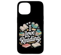 J'aime Lire des Livres pour passionnés de Design Coque pour iPhone 15