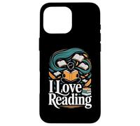 J'aime Lire des Livres pour passionnés de Design Coque pour iPhone 16 Pro Max