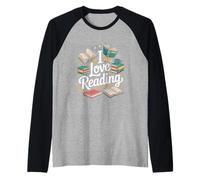J'aime Lire des Livres pour passionnés de Design Manche Raglan