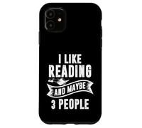 J'aime Lire et Peut-être 3 Personnes Coque pour iPhone 11