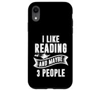 J'aime Lire et Peut-être 3 Personnes Coque pour iPhone XR