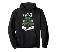 J'aime l'Irlande Shamrock Celtic Pride Sweat à Capuche