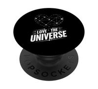 J'aime l'univers Constellation Cœur Espace Cosmos PopSockets PopGrip Adhésif