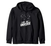 J'aime l'univers Constellation Cœur Espace Cosmos Sweat à Capuche