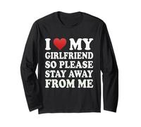 J'aime ma Belle Copine Super Sexy, éloigne-toi de Moi Manche Longue