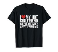J'aime ma Copine, Alors s'il Te plaît, Reste Loin de Moi T-Shirt Graphique avec Valeur