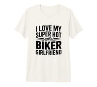 J'aime ma Copine Motarde Super Sexy T-Shirt Haut de Gamme