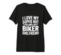 J'aime ma Copine Motarde Super Sexy T-Shirt Haut de Gamme