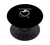 J'aime ma Copine Qui Dit « Amante » : Petite Amie passionnée PopSockets PopGrip Adhésif