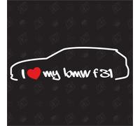 J'aime ma F31 - Sticker Compatible avec BMW - Année 2012