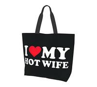 J'aime ma femme chaude 2 sac fourre-tout dames mignon sac à provisions grande capacité sac à bandoulière travail Fit mode sac à main organisateur