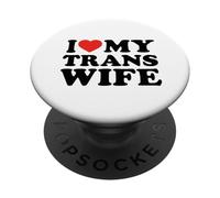 J'aime ma Femme transgenre LGBTQ PopSockets PopGrip Adhésif