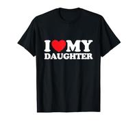 J'aime ma Fille T-Shirt Graphique avec Valeur