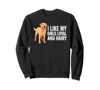 J'aime ma Fille, Un Labrador Retriever Loyal et Poilu, Yellow Lab Sweatshirt
