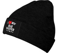 J'aime Ma Grande Soeur Tricot Beani Hiver Chaud Doux Unisexe Bonnet En Tricot
