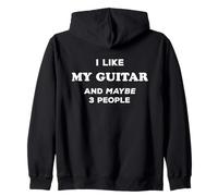 J'aime ma Guitare J'aime ma Guitare et Peut-être 3 Personnes Sweat à Capuche