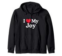 J'aime ma Joie Heart Joy Love Joy Sweat à Capuche