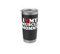 J'aime ma maman mus j'aime ma maman mus Gobelet isotherme en acier inoxydable double paroi