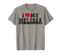 J'aime ma Mélissa Funny Valentine Red Heart Love Melissa T-Shirt