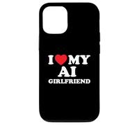 J'aime ma Petite Amie IA Funny Tech Virtual Love Coque pour iPhone 12/12 Pro