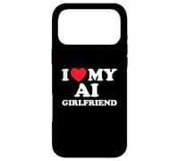 J'aime ma Petite Amie IA Funny Tech Virtual Love Coque pour iPhone 17 Pro Max
