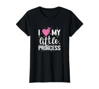 J'aime ma Petite Fille Princesse T-Shirt Graphique avec Valeur