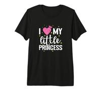 J'aime ma Petite Fille Princesse T-Shirt Haut de Gamme