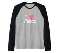 J'aime ma Princesse Manche Raglan