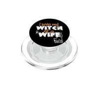 J'aime ma sorcière d'une Femme drôle de Mari PopSockets PopGrip pour MagSafe