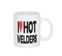 J'Aime Ma Soudeuse, Ma Copine, Ma Femme, Ma Fiancée, Mon Petit Ami Au Cœur Rouge Mug À Café Modernes Tasse À Café Céramique Tasses À Thé Pour Travail Maison Cacao 330Ml