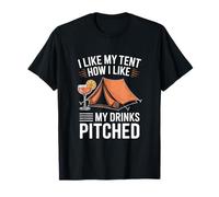 J'aime ma tente, comme j'aime mes boissons servies T-Shirt