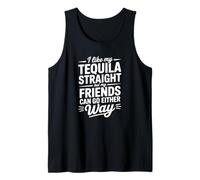J'aime ma Tequila Pure, mais Mes Amis Peuvent y Aller dans Les Deux Sens Débardeur