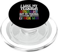 J'aime ma tequila pure, mais mes amis peuvent y aller dans les deux sens PopSockets PopGrip pour MagSafe