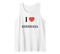 J'aime ma Ville Kinshasa I Love Kinshasa Débardeur