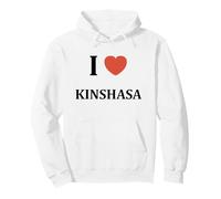 J'aime ma Ville Kinshasa I Love Kinshasa Sweat à Capuche