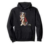 J'aime Maman, Chien tatoué, Maman, Berger américain, propriétaire et Amoureux Sweat à Capuche